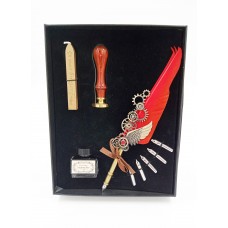 Quill Feather Pen & Stamp Set / Model: 18-2